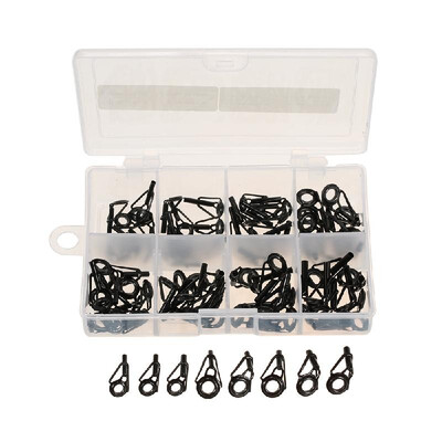 80pcs Fishing Rod Guide Set Tip Repair Kit Fishing Rod Parts Stainless Steel Construction for Saltwater Freshwater
80pcs Fishing Rod Guide Set Tip Repair Kit Fishing Rod Parts Stainless Steel Construction for Saltwater Freshwater