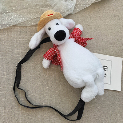 2019 new casual wild girl shoulder bag fashion cartoon cute cute plush puppy dog Messenger bag
2019 new casual wild girl shoulder bag fashion cartoon cute cute plush puppy dog Messenger bag