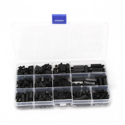 M3 Nylon Screw Black Hex Screws Nut Nylon Screw Assortment Kit 260pcs with Box Fastener Hardware
M3 Nylon Screw Black Hex Screws Nut Nylon Screw Assortment Kit 260pcs with Box Fastener Hardware