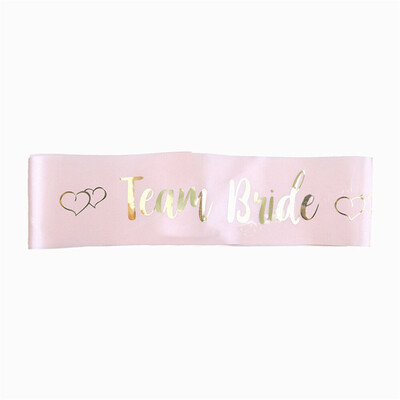 Pink Bridal Etiquette with Bachelor Party Bridesmaid Shoulder Strap