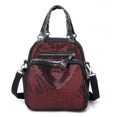 Multifunctional shoulder bag lady bag Korean version handbag small bag leisure backpack lady straddle bag
Multifunctional shoulder bag lady bag Korean version handbag small bag leisure backpack lady straddle bag