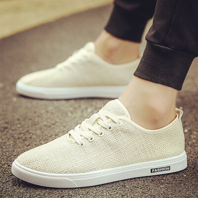 Mens shoes summer tide shoes new mens linen canvas casual shoes student board shoes Joker shoes spirit guy
Mens shoes summer tide shoes new mens linen canvas casual shoes student board shoes Joker shoes spirit guy