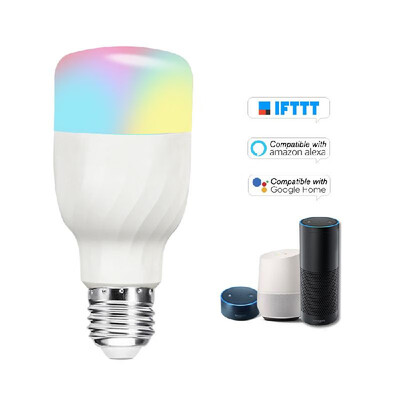 V7 Smart WIFI LED Bulb RGBW LED Bulb 11W E27 Dimmable Light Phone Remote Control Group Control Compatible with Alexa Google Home
V7 Smart WIFI LED Bulb RGBW LED Bulb 11W E27 Dimmable Light Phone Remote Control Group Control Compatible with Alexa Google Home