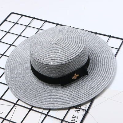 Korean embroidered butterfly cartoon straw hat children spring&summer flat brim visor Hat Beach Sun Hat
Korean embroidered butterfly cartoon straw hat children spring&summer flat brim visor Hat Beach Sun Hat