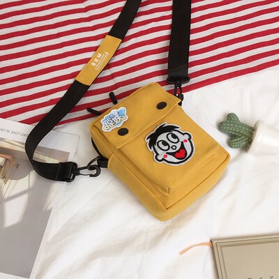 Cartoon small bag female 2019 new fashion wild cute Wang Tsai bag Korean version of Harajuku canvas shoulder Messenger bag
Cartoon small bag female 2019 new fashion wild cute Wang Tsai bag Korean version of Harajuku canvas shoulder Messenger bag