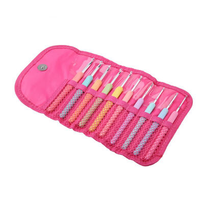 Greensen 10 Pcs New Crochet Hooks Set Aluminum Knitting Hooks Kit with Multi-colored Soft Handle
Greensen 10 Pcs New Crochet Hooks Set Aluminum Knitting Hooks Kit with Multi-colored Soft Handle