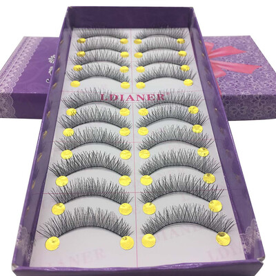 〖Follure〗1 Box Luxury 3D False Lashes Fluffy Strip Eyelashes Long Natural Party