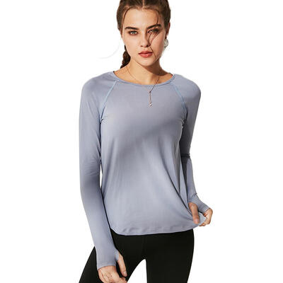 Women Slim Yoga Gym Breathable Sportwear Fitness Gym Shirts Long Sleeve
Women Slim Yoga Gym Breathable Sportwear Fitness Gym Shirts Long Sleeve