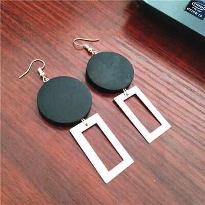 Korean Round Wooden Earrings Long Statement Geometric Rectangular Dangle Drop Earrings For Women Fashion Jewelry 2019 Oorbellen
Korean Round Wooden Earrings Long Statement Geometric Rectangular Dangle Drop Earrings For Women Fashion Jewelry 2019 Oorbellen