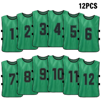 12 PCS Adults Soccer Pinnies Quick Drying Football Team Jerseys Youth Sports Scrimmage Soccer Team Training Numbered Bibs Practice
12 PCS Adults Soccer Pinnies Quick Drying Football Team Jerseys Youth Sports Scrimmage Soccer Team Training Numbered Bibs Practice