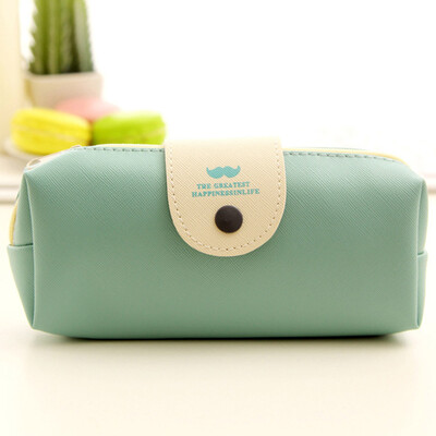 Siaonvr Leather Cosmetic Makeup Bag Pen Pencil Stationery Case Zipper Pouch Box BU 
Siaonvr Leather Cosmetic Makeup Bag Pen Pencil Stationery Case Zipper Pouch Box BU