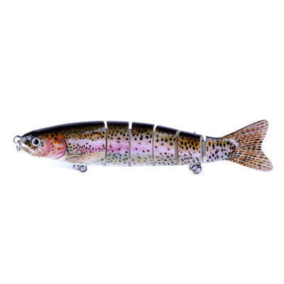 127CM Fishing Lure Mini 3D Artificial Bait False Multi Joint Printed Fish Shape ABS Plastic Lure Fishing Accessories
127CM Fishing Lure Mini 3D Artificial Bait False Multi Joint Printed Fish Shape ABS Plastic Lure Fishing Accessories