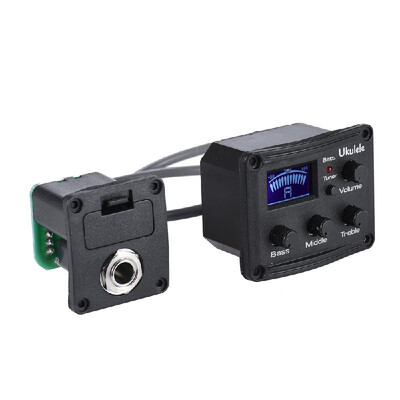 Ukulele Ukelele Uke Piezo Pickup Preamp 3-Band EQ Equalizer Tuner System with LCD Display
Ukulele Ukelele Uke Piezo Pickup Preamp 3-Band EQ Equalizer Tuner System with LCD Display