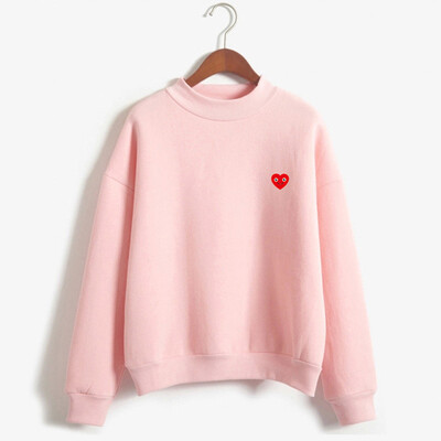 Starmoon Women O-Neck Solid Color Smiley Love Pattern Long Sleeve Plus Velvet Sweatshirt
Starmoon Women O-Neck Solid Color Smiley Love Pattern Long Sleeve Plus Velvet Sweatshirt