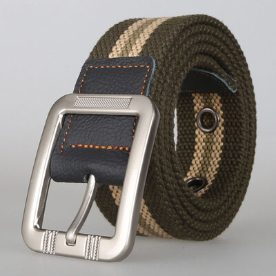 Unisex belt fashion casual stripe canvas Men Alloy pin buckle belt outdoor sport Men&Women cowboy casual belt
Unisex belt fashion casual stripe canvas Men Alloy pin buckle belt outdoor sport Men&Women cowboy casual belt