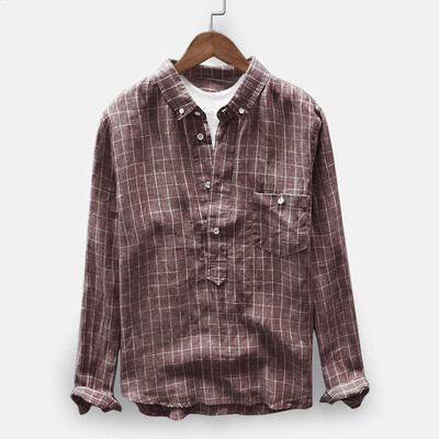 Toponeto Mens Retro Plaid Long Sleeve Button Pocket Plus Size Turn-down Collar Shirts
Toponeto Mens Retro Plaid Long Sleeve Button Pocket Plus Size Turn-down Collar Shirts