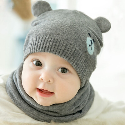 Autumn And Winter Soft Cute Embroidered Bear Knitting Wool HatsScarfs Set Kids Baby Warm Beanie Cap Hat
Autumn And Winter Soft Cute Embroidered Bear Knitting Wool HatsScarfs Set Kids Baby Warm Beanie Cap Hat