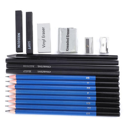 Greensen 18pcs Office Student Writing Painting Wooden Handle HB Pencil&Eraser Drawing Set
Greensen 18pcs Office Student Writing Painting Wooden Handle HB Pencil&Eraser Drawing Set