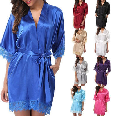 Silk Lace Fashion Sexy Casual Soft Nightwear Gown Robes Sleepsuit Outfits Clothes
Silk Lace Fashion Sexy Casual Soft Nightwear Gown Robes Sleepsuit Outfits Clothes