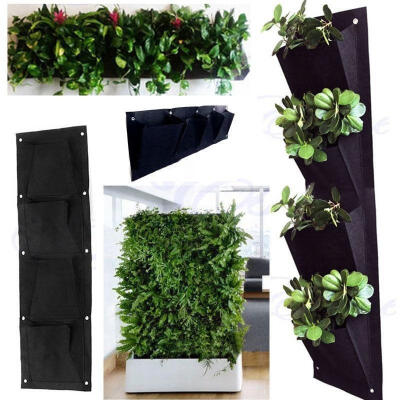 4Pocket Vertical Horizontal Greening Hanging Wall Garden Planting Bag Wall Planter Herb Pot
4Pocket Vertical Horizontal Greening Hanging Wall Garden Planting Bag Wall Planter Herb Pot