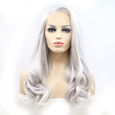 Amazing Star Lace Frontal Wigs Curly Hair Heat Resistant Lace Frontal Synthetic Hair Wigs Silver Color
Amazing Star Lace Frontal Wigs Curly Hair Heat Resistant Lace Frontal Synthetic Hair Wigs Silver Color