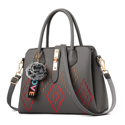 Middle-aged&elderly bags handcuffs simple versatile mother-in-law shoulder-slung 2018 new womens bags mother bags middle-aged