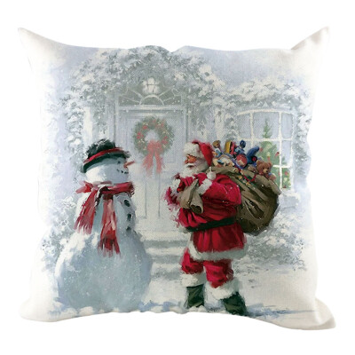 Tailored Christmas Pillow Cover Pillowcases Decorative Sofa Cushion Cover Home Decoration
Tailored Christmas Pillow Cover Pillowcases Decorative Sofa Cushion Cover Home Decoration
