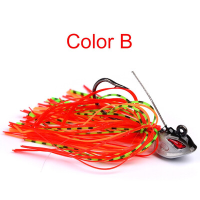 VISSEN 1pcs Colorful Silicone Skirt Artificial Fishing Lure Lifelike Eyes Bait Spoon Lures Fishing Tackle With Single Hook
VISSEN 1pcs Colorful Silicone Skirt Artificial Fishing Lure Lifelike Eyes Bait Spoon Lures Fishing Tackle With Single Hook
