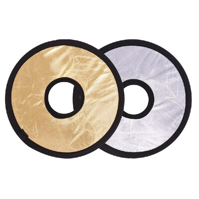 Andoer 30cm 2in1 Round Hollow Collapasible Multi-Disc Portable Circular Light Lens-Mount Reflector Silver Golden
Andoer 30cm 2in1 Round Hollow Collapasible Multi-Disc Portable Circular Light Lens-Mount Reflector Silver Golden