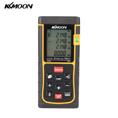 KKmoon RZE-80 80m262ft Digital Laser Distance Meter Range Finder Measure Distance Area Volume with Bubble Level
KKmoon RZE-80 80m262ft Digital Laser Distance Meter Range Finder Measure Distance Area Volume with Bubble Level