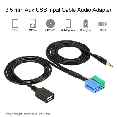 KKmoon35 mm Aux USB Input Cable Audio Adapter for iPod iPhone 6S 6 Plus 6 5S 5C 5 MP3 for Hyundai Kia Sportage
KKmoon35 mm Aux USB Input Cable Audio Adapter for iPod iPhone 6S 6 Plus 6 5S 5C 5 MP3 for Hyundai Kia Sportage