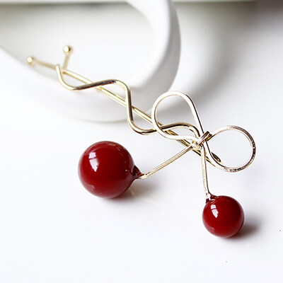 1Pc Sweet Hair Clip Romantic Women Girls Cherry Shaped Bow Hairpin Elegant Twist Headdress Gifts Accessories
1Pc Sweet Hair Clip Romantic Women Girls Cherry Shaped Bow Hairpin Elegant Twist Headdress Gifts Accessories