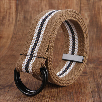 Canvas belt fashion black Alloy double ring buckle Men belt casual simple Men&Women cowboy pants belt
Canvas belt fashion black Alloy double ring buckle Men belt casual simple Men&Women cowboy pants belt