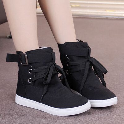 Flat Heels High Top Canvas Women Shoes Espadrilles Spring Autumn Breathable Woman Flats Lace Up Casual Shoes Female
Flat Heels High Top Canvas Women Shoes Espadrilles Spring Autumn Breathable Woman Flats Lace Up Casual Shoes Female