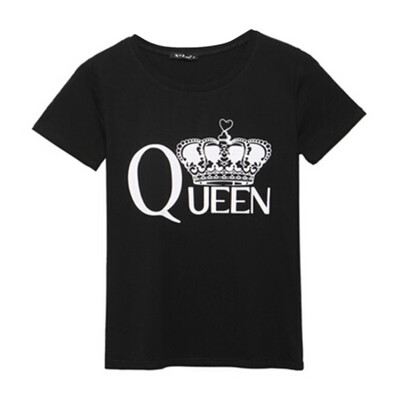 Casual Women Queen Crown Printed T-shirt Summer Short Sleeve Fitness Rock Punk Tees Woman Tops
Casual Women Queen Crown Printed T-shirt Summer Short Sleeve Fitness Rock Punk Tees Woman Tops