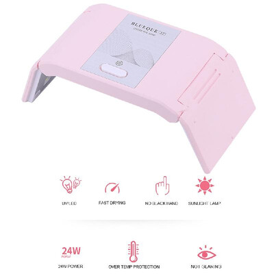 24W UV -E-D Lamp Nail Dryer for Manicure Nails Curing Lamp Smart Polish Light Nail Art Tools
24W UV -E-D Lamp Nail Dryer for Manicure Nails Curing Lamp Smart Polish Light Nail Art Tools