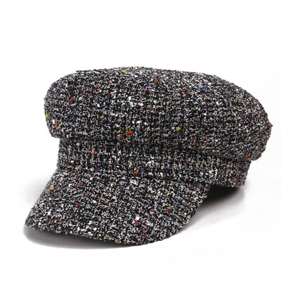 Hat ladies fallwinter new small breeze octagonal Hat Korean Plaid flat top Navy Hat British vintage berets
Hat ladies fallwinter new small breeze octagonal Hat Korean Plaid flat top Navy Hat British vintage berets