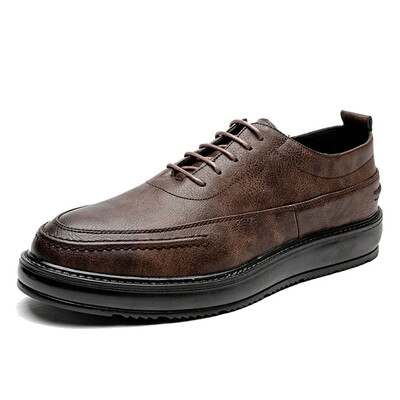 New formal business casual shoes England retro thick-soled tide shoes round head lace-up shoes 12999-D
New formal business casual shoes England retro thick-soled tide shoes round head lace-up shoes 12999-D