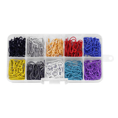 300pcs 10 Colors Gourd Shape Safety Pins Metal Clips Knitting Stitch Marker
300pcs 10 Colors Gourd Shape Safety Pins Metal Clips Knitting Stitch Marker