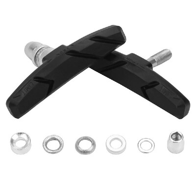 Pair V Bike Brake Pads V-Brake Blocks with Hex Nut Shims for Road Mountain Bicycle
Pair V Bike Brake Pads V-Brake Blocks with Hex Nut Shims for Road Mountain Bicycle