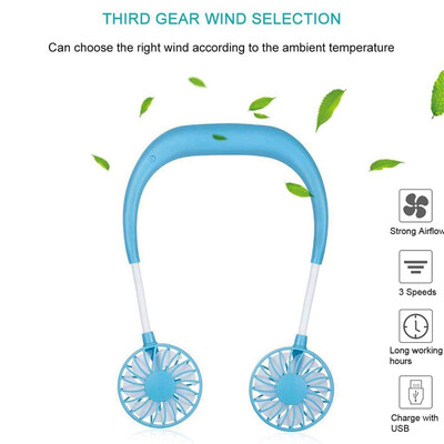 〖Follure〗Portable USB Rechargeable Neckband Lazy Neck Hanging Style Dual Cooling Fan
〖Follure〗Portable USB Rechargeable Neckband Lazy Neck Hanging Style Dual Cooling Fan