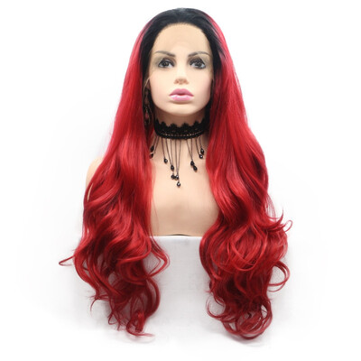 Amazing Star Lace Frontal Wigs Long Natural Wave Red Color Heat Resistant Fiber Free Part Synthetic Hair For Fashion Women
Amazing Star Lace Frontal Wigs Long Natural Wave Red Color Heat Resistant Fiber Free Part Synthetic Hair For Fashion Women