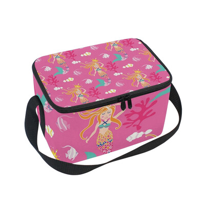 ALAZA Lunch Box Insulated Seamless Pattern With Mermaid Lunch Bag Large Cooler Tote Bagfor Men Women
ALAZA Lunch Box Insulated Seamless Pattern With Mermaid Lunch Bag Large Cooler Tote Bagfor Men Women