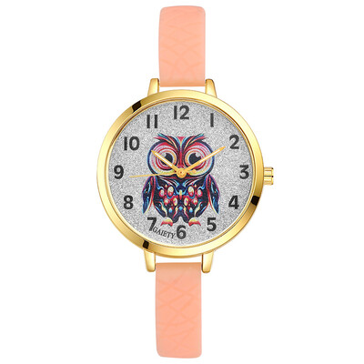 Owl watch mens quartz watch GAIETY brand fashion watch silicone strap watch