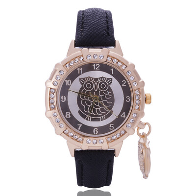 Cartoon Owl Pendant Belt Watch Womens Numbers 
Cartoon Owl Pendant Belt Watch Womens Numbers