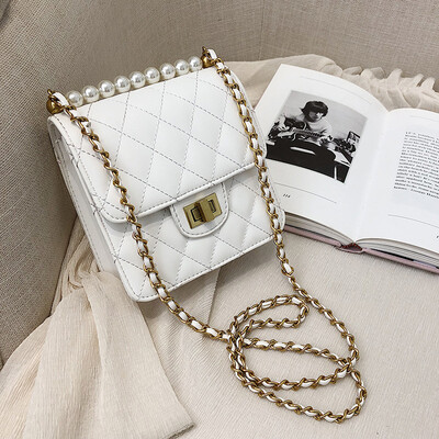 Qiao Bani 2019 new Korean fashion Dongdaemun pearl small square bag shoulder diagonal tide handbags a generation
Qiao Bani 2019 new Korean fashion Dongdaemun pearl small square bag shoulder diagonal tide handbags a generation