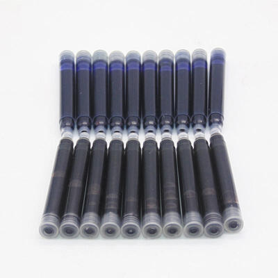 Pack Of 10PCS Disposable BlueBlack Fountain Pen Ink Cartridge Refill Length New Brand
Pack Of 10PCS Disposable BlueBlack Fountain Pen Ink Cartridge Refill Length New Brand