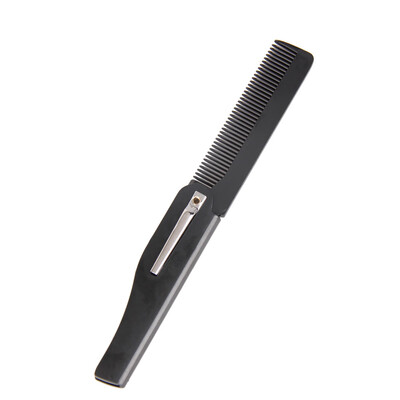 Foldable Hair Comb Pocket Hairdressing Moustache Beard Comb for Men Women