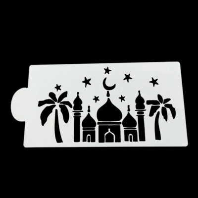 New Hot Muslim Festival Ramadan Cake Decorating Spray Pattern Mold Muslim Fasting Eid al-Fitr Theme Cake Decoration Tools Supplies
New Hot Muslim Festival Ramadan Cake Decorating Spray Pattern Mold Muslim Fasting Eid al-Fitr Theme Cake Decoration Tools Supplies
