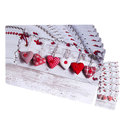 Siaonvr Bowl Fork Placemat Mat Decoration Home Party Christmas PVC Dining Table Mat
Siaonvr Bowl Fork Placemat Mat Decoration Home Party Christmas PVC Dining Table Mat